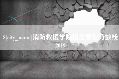 天门消防救援学院招生录取分数线2019