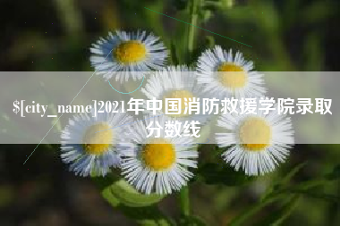 天门2021年中国消防救援学院录取分数线