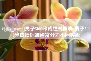 天门男子5000米成绩对照表-男子5000米成绩标准通常分为不同等级