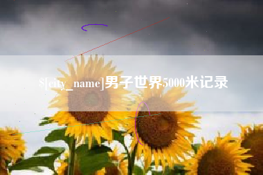 天门男子世界5000米记录