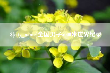 天门全国男子5000米世界纪录