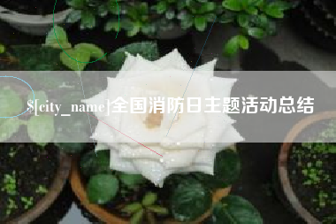 天门全国消防日主题活动总结