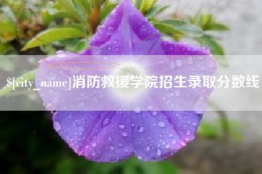 天门消防救援学院招生录取分数线