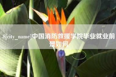 天门中国消防救援学院毕业就业前景如何