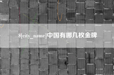 天门中国有哪几枚金牌