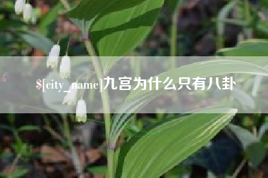天门九宫为什么只有八卦