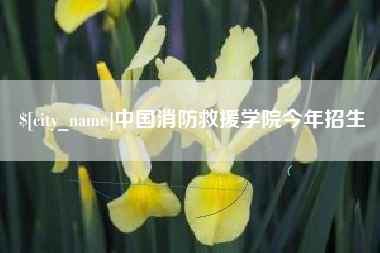 天门中国消防救援学院今年招生