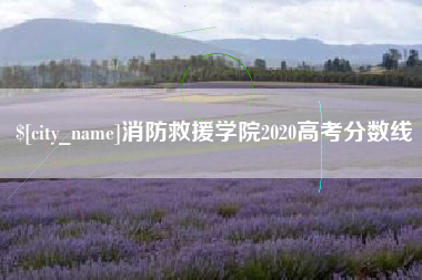 天门消防救援学院2020高考分数线