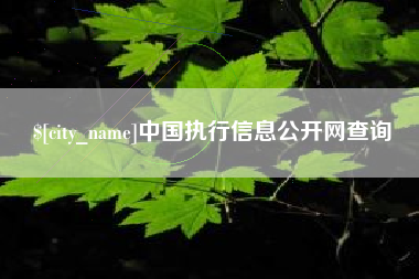 天门中国执行信息公开网查询