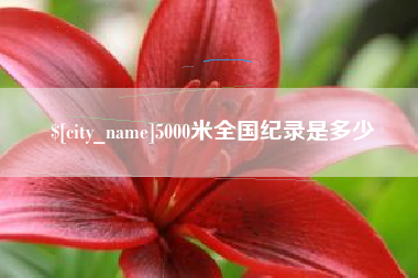 天门5000米全国纪录是多少
