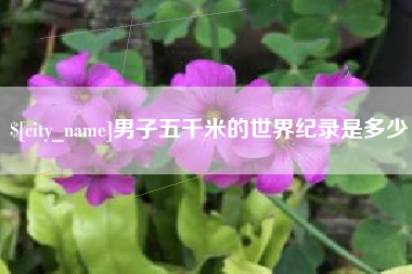 天门男子五千米的世界纪录是多少