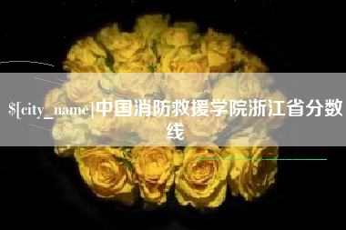 天门中国消防救援学院浙江省分数线