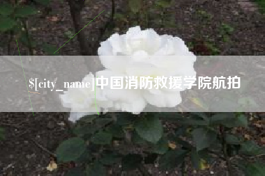天门中国消防救援学院航拍