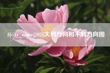 天门2025大利方向和不利方向图