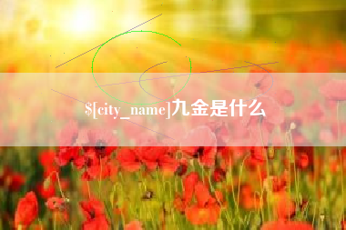 天门九金是什么