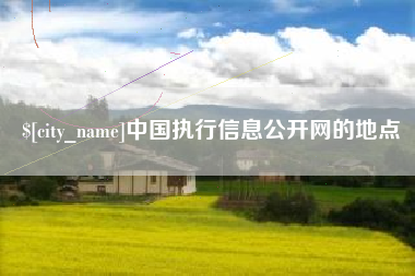 天门中国执行信息公开网的地点