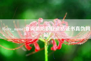 天门查询消防职业资格证书真伪网站