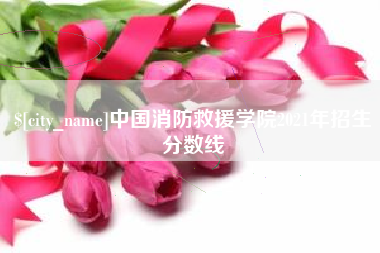 天门中国消防救援学院2021年招生分数线